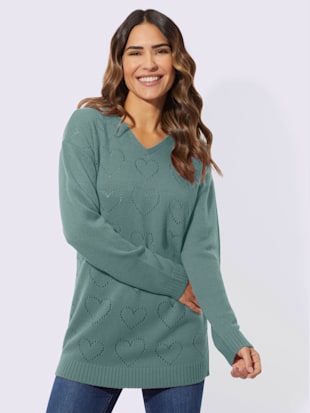Pull long encolure en v affinante