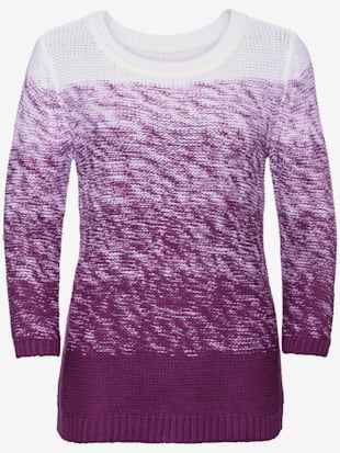 Pull en maille fine manches 3/4