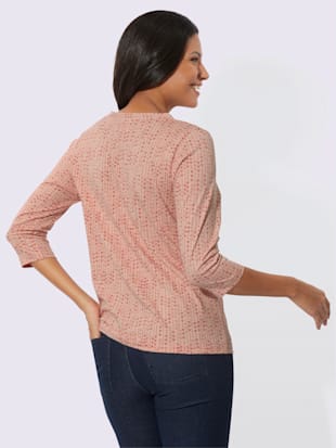 T-shirt à manches 3/4 motif cœur tendance (Image 3)