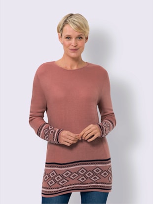Pull long jolie coupe longue moderne