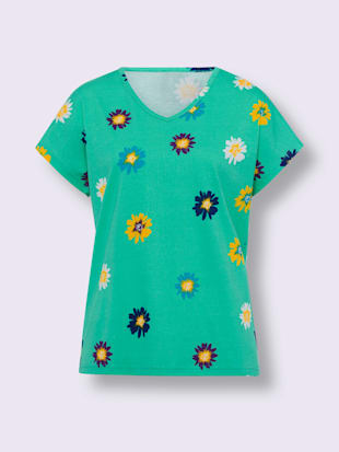T-shirt à manches courtes imprimé floral (Image 4)