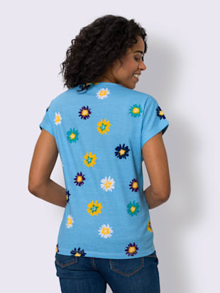 T-shirt à manches courtes imprimé floral (Image 2)