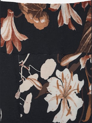 Pantalon en jersey pantalon en tissu avec élégant imprimé floral
