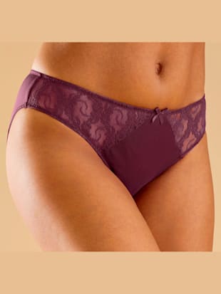 Slip dentelle jacquard