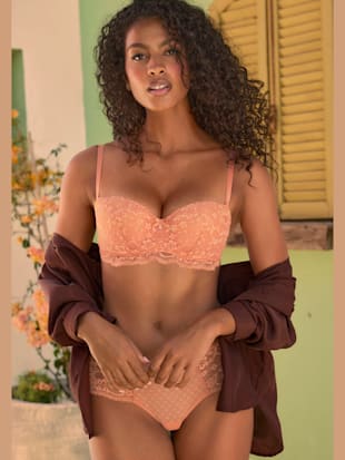 Soutien-gorge multiway soutien-gorge à coques féminin avec nœud décoratif et superbe accessoire brillant devant au centre (Image 4)