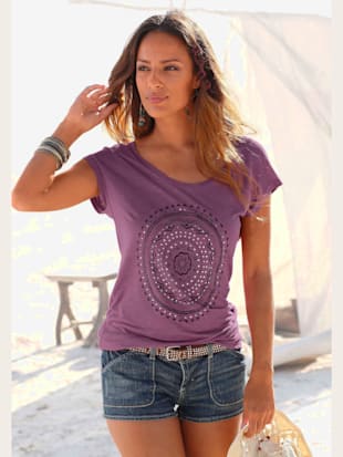 T-shirt de plage t-shirt avec imprimé tendance devant