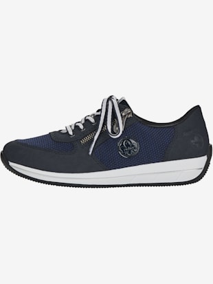 Sneakers compensées laçage et glissière
