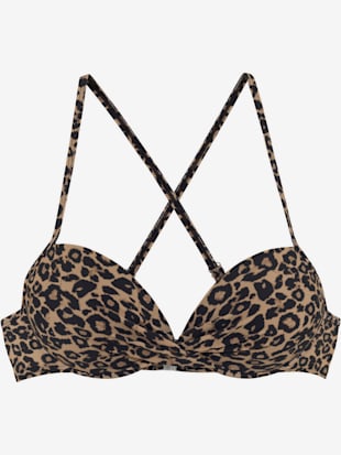 Haut de bikini push-up imprimé léopard tendance (Image 2)