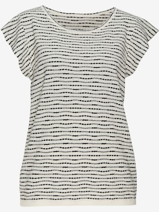 T-shirt à col rond manches chauve-souris tendance (Image 3)