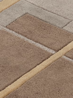 Tapis à poils longs fait main