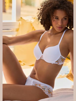 Tanga féminin avec petit nœud décoratif et perle au centre devant (Image 2)