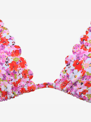 Haut de bikini triangle bords ondulés au laser (Image 3)