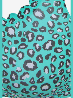 Haut de bikini bustier bordure cocotte tendance
