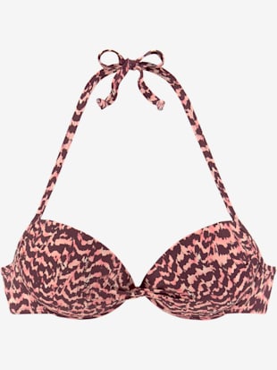 Haut de bikini push-up imprimé tendance