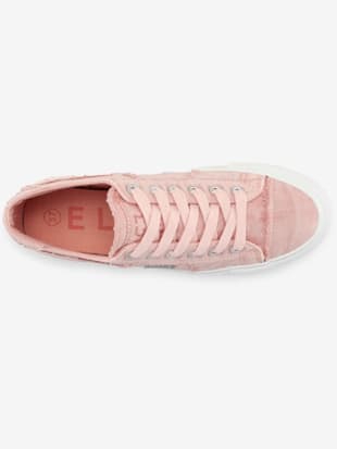 Baskets chaussures en textile, chaussures en tissu au look usé et délavé tendance (Image 4)
