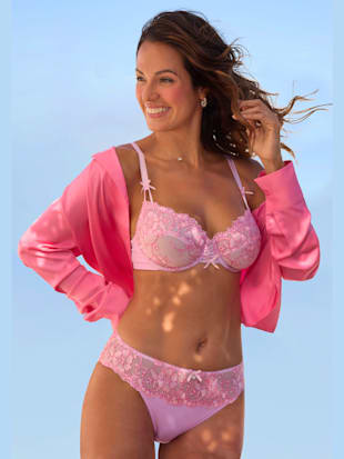 Soutien-gorge à armatures (sans garnissage) avec dentelle brodée de qualité (Image 3)