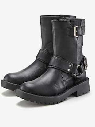 Bottines motardes bottes au look motard tendance