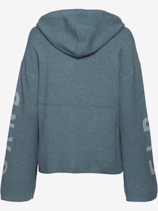 Sweat à capuche en tricot doux et élastique