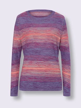 Pull encolure ronde superbes rayures (Image 4)