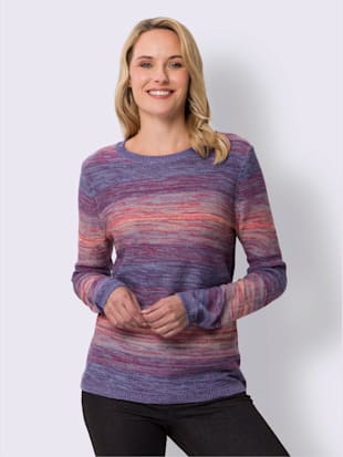 Pull encolure ronde superbes rayures (Image 2)