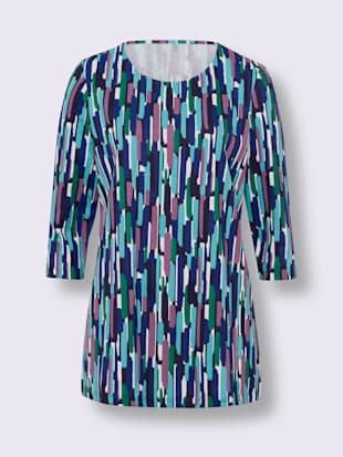 T-shirt long coupe en a affinante (Image 4)