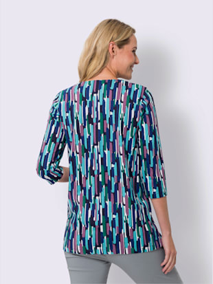 T-shirt long coupe en a affinante (Image 3)