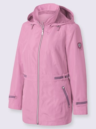 Veste capuche amovible grâce à une glissière