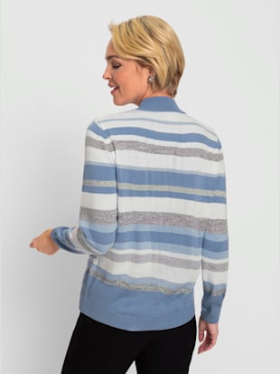 Pull superbe motif tricoté