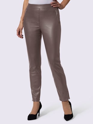 Pantalon en imitation cuir imitation cuir souple