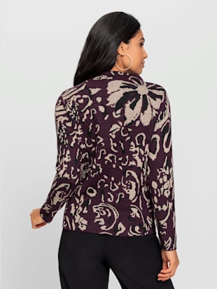 Pull jacquard motif jacquard