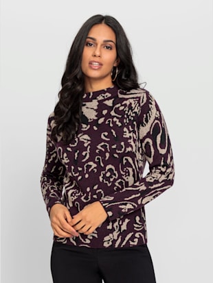 Pull jacquard motif jacquard