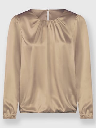 Chemisier en satin polyester recyclé (Image 4)