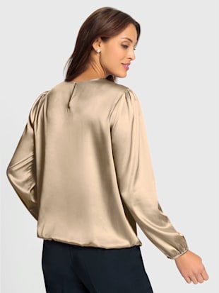 Chemisier en satin polyester recyclé (Image 3)