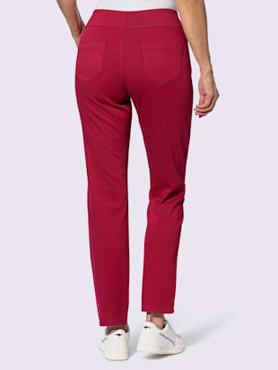 Pantalon avec ceinture large élastique et poches (Image 3)