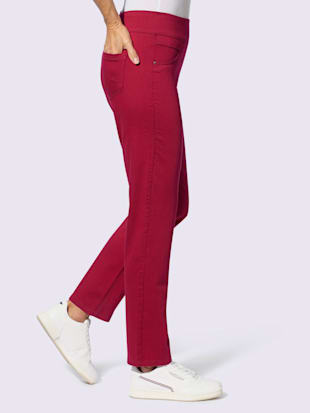 Pantalon avec ceinture large élastique et poches (Image 2)