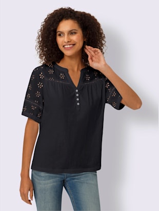 T-shirt en dentelle dentelle florale ajourée (Image 2)