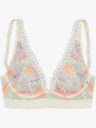 Soutien-gorge à armatures fantaisie, coupe high-apex tendance avec encolure profonde (Image 4)