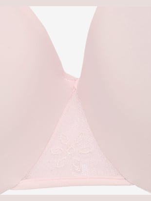 Soutien-gorge spécial t-shirt soutien-gorge à armatures avec bonnets préformés sans couture en matière microtouch douce, couleur rose + crème -
