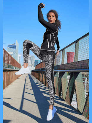 Veste de sport veste performance avec coutures contrastées (Image 3)