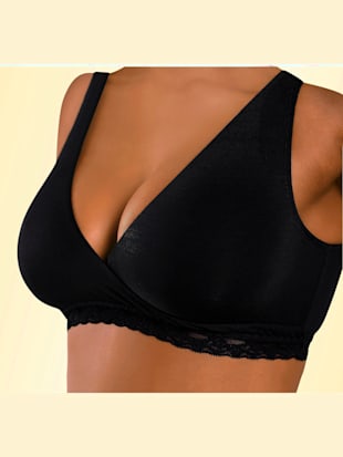 Soutien-gorge pour allaitement lot de 2 soutiens-gorge allaitement sans armatures petite fleur (Image 2)