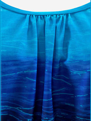 Maillot de bain 2 pièces aspect batik tendance