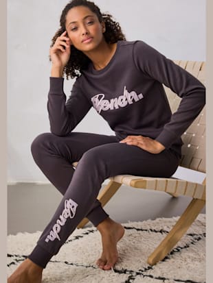 Sweatshirt basique avec logo imprimé et broderie (Image 2)