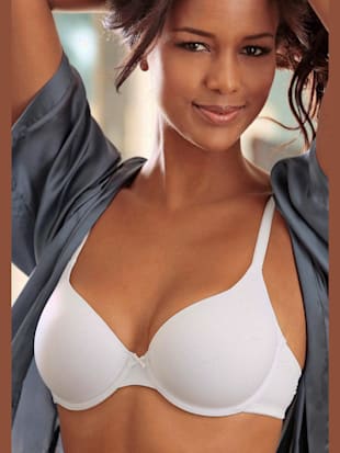 Joli soutien-gorge à coques avec nœud décoratif devant au milieu (Image 1)
