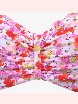 Haut de bikini bandeau à armatures bords ondulés au laser (Image 3)