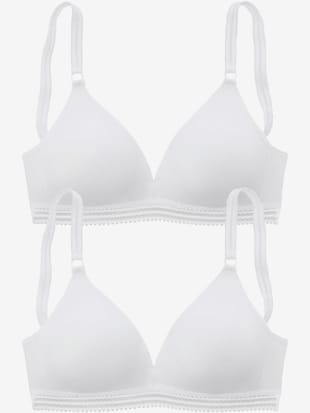 Soutien-gorge doux lot de 2 soutiens-gorge tendance sans armatures et sans garnissage