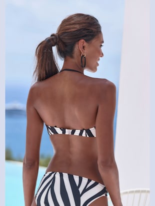 Maillot de bain bandeau à armatures design animal élégant (Image 4)