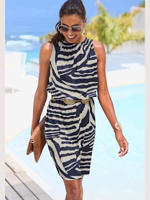 Robe d'été encolure haute volantée (Image 1)