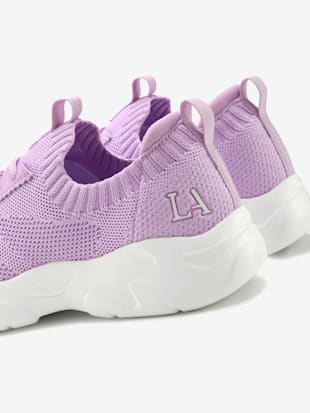 Baskets chaussures en textile, chaussures en tissu avec semelle chunky tendance (Image 2)