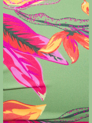 Haut de bikini bandeau à armatures design floral (Image 5)