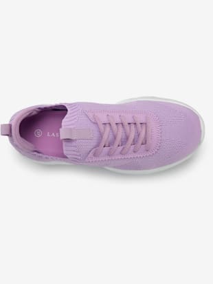 Baskets chaussures en textile, chaussures en tissu avec semelle chunky tendance (Image 3)